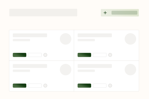 Account dashboard with 4 listings.